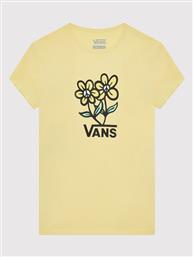 T-SHIRT GROUND LEVEL VN0A7RSG ΚΙΤΡΙΝΟ REGULAR FIT VANS