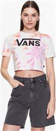 T-SHIRT RESORT WASH VN0003PS ΕΓΧΡΩΜΟ CROPPED FIT VANS από το MODIVO