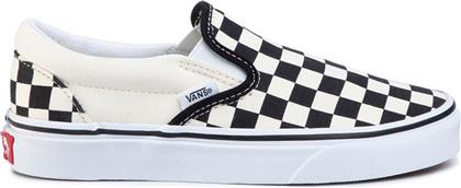 UNISEX ΥΦΑΣΜΑΤΙΝΑ ΠΑΠΟΥΤΣΙΑ CLASSIC SLIP-ON - VN000EYEBWW1-** ΛΕΥΚΟ VANS