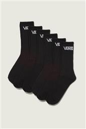 UNISEX ΣΕΤ ΜΑΚΡΙΕΣ ΚΑΛΤΣΕΣ ΜΕ ΛΟΓΟΤΥΠΟ (6 ΤΕΜΑΧΙΑ) - VN000QCBBLK1 ΜΑΥΡΟ VANS