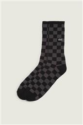 UNISEX ΣΕΤ ΜΑΚΡΙΕΣ ΚΑΛΤΣΕΣ ΜΕ ΛΟΓΟΤΥΠΟ CHECKERBOARD (3 ΤΕΜΑΧΙΑ) - VN000QBDBA51 ΑΝΘΡΑΚΙ VANS