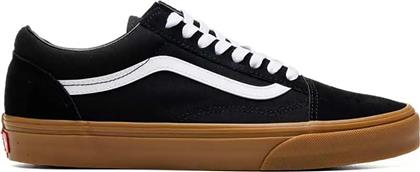 UNISEX SNEAKERS ΜΕ TRADEMARK ΡΙΓΑ ΣΤΟ ΠΛΑΙ ΜΟΝΟΧΡΩΜΑ ''OLD SKOOL'' - VN000CR5B9M1 ΜΑΥΡΟ VANS