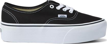 UNISEX SNEAKERS ΜΟΝΟΧΡΩΜΑ ΧΑΜΗΛΑ ΜΕ ΨΗΛΗ ΣΟΛΑ ''AUTHENTIC'' - VN0A5KXXBMX1 ΜΑΥΡΟ VANS