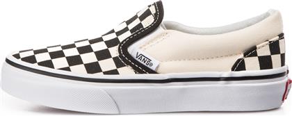 UY CLASSIC SLIP-ON VZBUEO1-EO1 ΛΕΥΚΟ-ΜΑΥΡΟ VANS από το ZAKCRET SPORTS