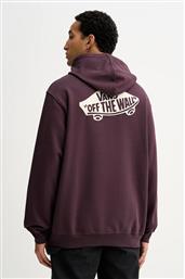 ΒΑΜΒΑΚΕΡΗ ΜΠΛΟΥΖΑ ΧΡΩΜΑ: ΜΟΒ, ΜΕ ΚΟΥΚΟΥΛΑ, VN000P51EMS1 VANS