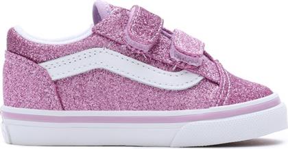 ΒΡΕΦΙΚΑ ΠΑΠΟΥΤΣΙΑ ΓΙΑ ΚΟΡΙΤΣΙΑ OLD SKOOL GLITTER PINK (ΜΕΓΕΘΗ 20-26) - ΛΙΛΑ VANS