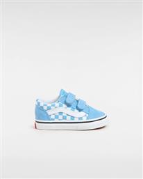 ΒΡΕΦΙΚΑ ΠΑΠΟΥΤΣΙΑ OLD SKOOL ΓΙΑ ΑΓΟΡΙΑ BLUE CHECKERBOARD (ΜΕΓΕΘΗ 20-26) - ΜΠΛΕ VANS