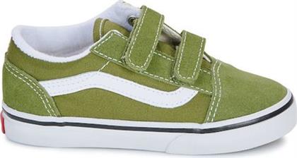 ΒΡΕΦΙΚΑ ΠΑΠΟΥΤΣΙΑ OLD SKOOL ΓΙΑ ΑΓΟΡΙΑ GREEN SUEDE (ΜΕΓΕΘΗ 20-26) - ΠΡΑΣΙΝΟ VANS