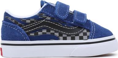 ΒΡΕΦΙΚΑ ΠΑΠΟΥΤΣΙΑ OLD SKOOL ΓΙΑ ΑΓΟΡΙΑ V REFLECTIVE FLAME - ΜΠΛΕ VANS