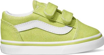 ΒΡΕΦΙΚΑ ΠΑΠΟΥΤΣΙΑ OLD SKOOL ΓΙΑ ΚΟΡΙΤΣΙΑ GLITTER LIME - ΠΡΑΣΙΝΟ VANS