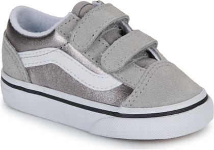 XΑΜΗΛΑ SNEAKERS OLD SKOOL V METALLIC SILVER VANS