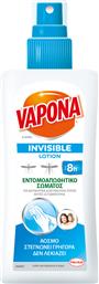 ΕΝΤΟΜΟΑΠΩΘΗΤΙΚΟ ΣΩΜΑΤΟΣ INVISIBLE LOTION (100 ML) VAPONA