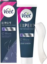 EXPERT HAIR REMOVAL CREAM FOR FOOT & BODY ΑΠΟΤΡΙΧΩΤΙΚΗ ΚΡΕΜΑ ΜΕ ΒΟΥΤΥΡΟ ΚΑΡΙΤΕ ΓΙΑ ΣΩΜΑ - ΠΟΔΙΑ 200ML VEET