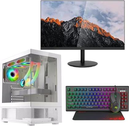 BUNDLE DESKTOP COBRA - V2 (RYZEN 5-3400G/8GB/240GB SSD/FREEDOS GAMING PC) + 22 MONITOR + RGB KEYBOARD/MOUSE VENGEANCE