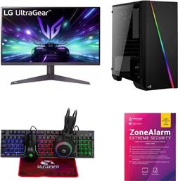 BUNDLE DESKTOP (RYZEN 7-5700G/16GB/512GB SSD/RADEON GRAPHICS/WINDOWS11 HOME) + LG GAMING MONITOR 24 24GS50F FHD VA 180HZ 1MS + ΣΕΤ GAMING 4 IN 1 CM416 + ANTIVIRUS CHECKPOINT VENGEANCE