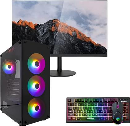 DESKTOP COBRA - V2 (RYZEN 5-3400G/8GB/240GB SSD/FREEDOS GAMING PC) + 22 MONITOR + RGB KEYBOARD/MOUSE VENGEANCE