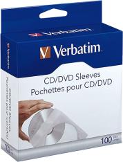 49976 PAPER CD ENVELOPE 100PCS VERBATIM