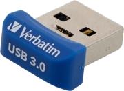 98711 64GB STORE'N'STAY NANO USB 3.0 FLASH DRIVE BLUE VERBATIM