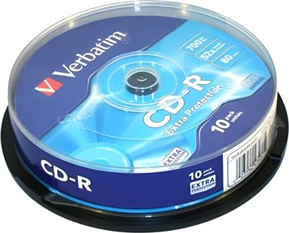 ΔΙΣΚΟΙ CD/DVD CD-R 700MB 10ΤΜΧ VERBATIM
