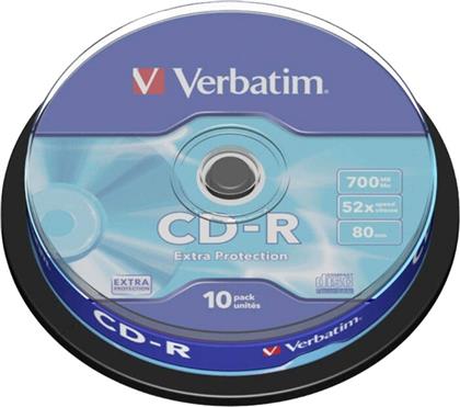 ΔΙΣΚΟΙ CD/DVD CD-R 700MB 10ΤΜΧ VERBATIM