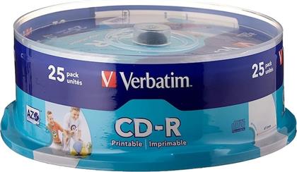 ΔΙΣΚΟΙ CD/DVD CD-R 700MB 25ΤΜΧ VERBATIM