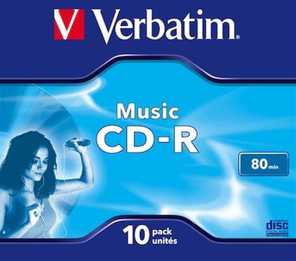ΔΙΣΚΟΙ CD/DVD CD-R 700ΜΒ 10ΤΜΧ VERBATIM