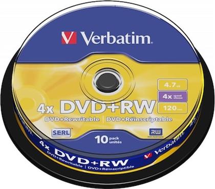 ΔΙΣΚΟΙ CD/DVD DVD+R 4.7GB 10ΤΜΧ VERBATIM