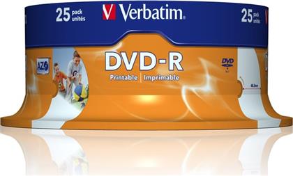 ΔΙΣΚΟΙ CD/DVD DVD-R 4.7GB 25ΤΜΧ VERBATIM από το PUBLIC