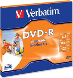 ΔΙΣΚΟΙ CD/DVD DVD-R 4.7GB 5 ΤΜΧ VERBATIM
