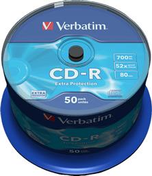ΔΙΣΚΟΙ CD/DVD CD-R 700MB 50ΤΜΧ VERBATIM από το MEDIA MARKT