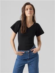 ΜΠΛΟΥΖΑΚΙ GINNY 10278323 ΜΑΥΡΟ SLIM FIT VERO MODA