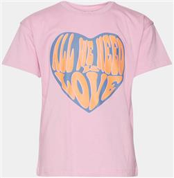 T-SHIRT LOVE KELLY 10303731 ΡΟΖ REGULAR FIT VERO MODA GIRL