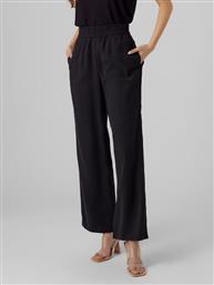 ΠΑΝΤΕΛΟΝΙ ΥΦΑΣΜΑΤΙΝΟ CARMEN 10278926 ΜΑΥΡΟ WIDE LEG VERO MODA