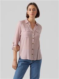 ΠΟΥΚΑΜΙΣΟ BUMPY 10275283 ΡΟΖ REGULAR FIT VERO MODA από το MODIVO