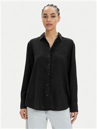 ΠΟΥΚΑΜΙΣΟ LINN 10305085 ΜΑΥΡΟ RELAXED FIT VERO MODA