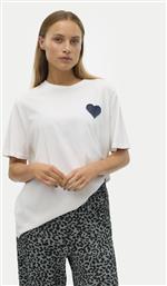 T-SHIRT HALLE 10321318 ΛΕΥΚΟ LOOSE FIT VERO MODA