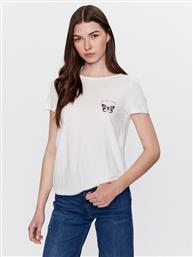 T-SHIRT SIV 10282877 ΛΕΥΚΟ REGULAR FIT VERO MODA