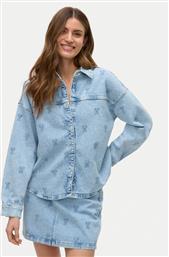 ΤΖΙΝ ΠΟΥΚΑΜΙΣΟ HAYDEN 10326371 ΜΠΛΕ OVERSIZE VERO MODA