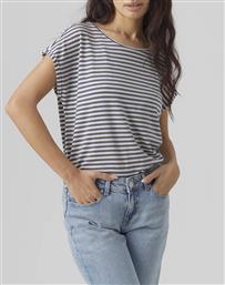 VMAVA PLAIN SS TOP STRIPE GA JRS NOOS VERO MODA