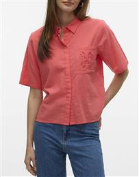 VMBARCY S/S SHIRT WVN BTQ GA VERO MODA