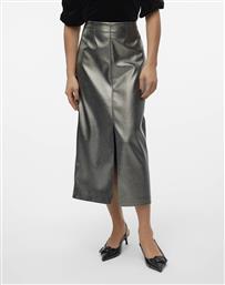 VMCAMILLA COATED MIDI SKIRT VERO MODA