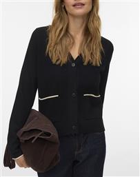 VMGOLD LS V-NECK CONTRAST CARDIGAN VERO MODA