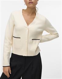 VMGOLD LS V-NECK CONTRAST CARDIGAN VERO MODA
