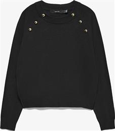 VMHAPPY LS O-NECK BUTTON PULLOVER BOO VERO MODA