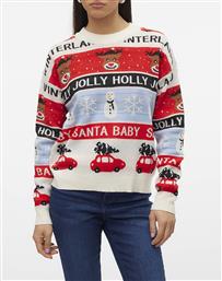 VMHOLLY JOLLYFLAKES LS O-NECK PULL.XMAS VERO MODA