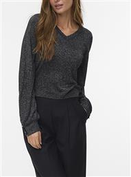 VMILONA LS V-NECK BUTTON PULLOVER BOO VERO MODA