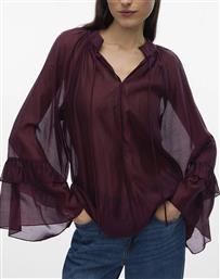 VMJENNA 7/8 FRILL TOP WVN GA VERO MODA