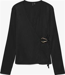 VMLOUISA LS V-NECK WRAP TOP JRS GA VERO MODA