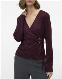 VMLOUISA LS V-NECK WRAP TOP JRS GA VERO MODA