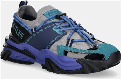 ΑΘΛΗΤΙΚΑ ΧΡΩΜΑ: ΓΚΡΙ, 79YA3SI3 ZSC88 U73 VERSACE JEANS COUTURE